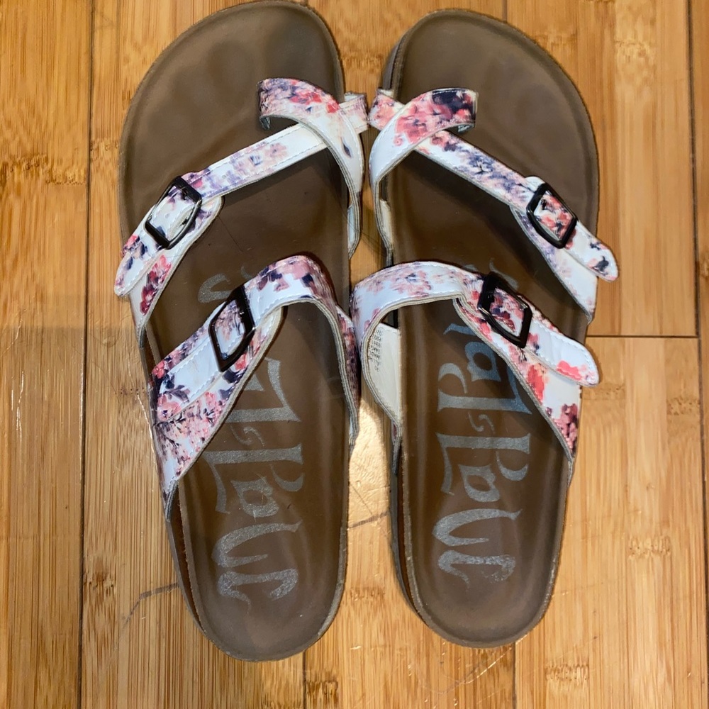 Floral sandals